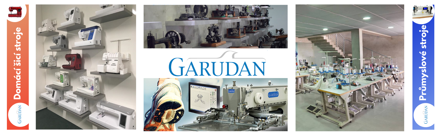 Nové domáce šijacie stroje Garudan